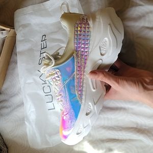 Holographic Chunky Sneakers